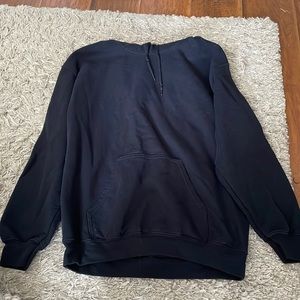 Black graphic hoodie